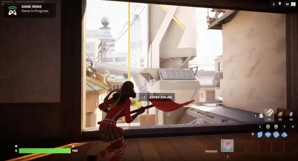 Valorant map in Fortnite